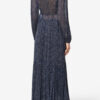 Briane lang kjole i muslin med print