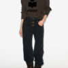 Brinley højtaljede denimbukser