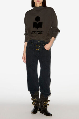 Brinley højtaljede denimbukser