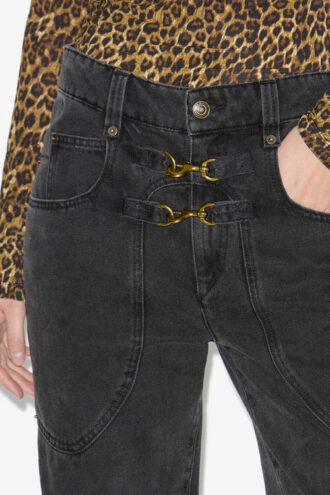 Brinley højtaljede denimbukser