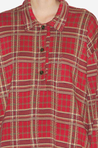 Bruna ternet bluse