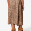 Cacia blomstret silke-jacquard underkjole