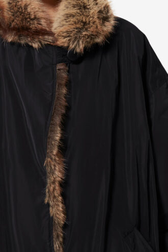 Cardine Parka med imiteret pelsfor