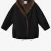 Cardine Parka med imiteret pelsfor
