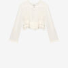 Carolia Plisseret crepe-bluse