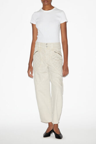 Catarina denimjeans med quiltede detaljer