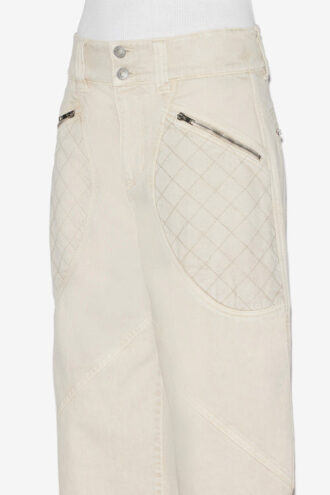 Catarina denimjeans med quiltede detaljer