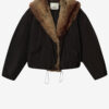 Charone kort parka med imiteret pelsfor Charone kort parka med imiteret pelsfor
