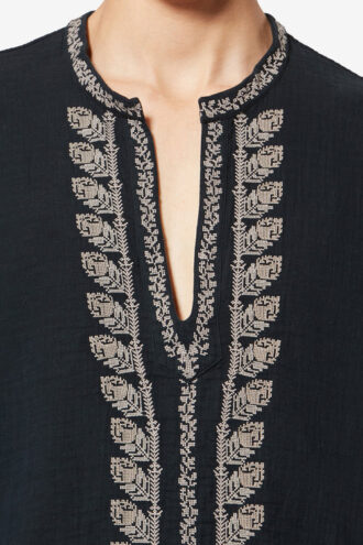 Cizalie Broderet bomuldsbluse