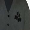 Curtis uld- og bomuldscardigan med logo