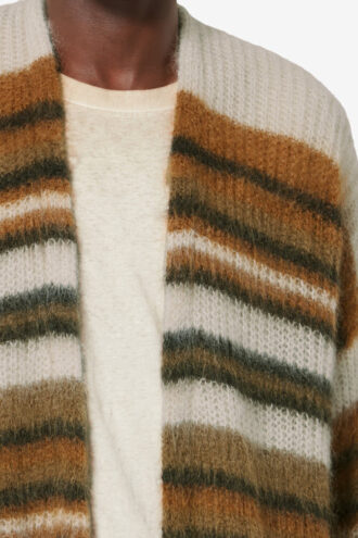 Danah stribet mohair cardigan