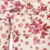 Danka Printet draperet stretch-silketop