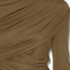 Denise kort draperet jerseykjole