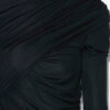 Denise kort draperet jerseykjole