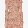 Denise kort draperet jerseykjole