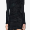 Denise kort draperet jerseykjole