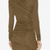Denise kort draperet jerseykjole