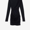 Denise kort draperet jerseykjole
