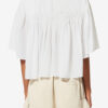 Destiny smocket bomuldsvoile-top