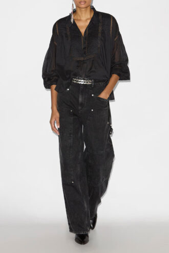 Disia bomuldsvoile-bluse