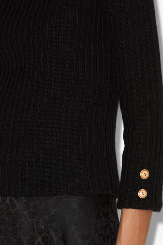 Dixie ribstrikket sweater