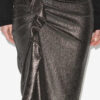 Dolene draperet metallic nederdel