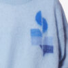 Drany tofarvet mohair-sweater med logo