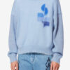 Drany tofarvet mohair-sweater med logo