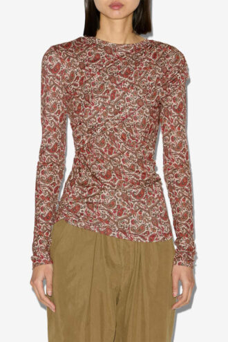 Dressi Draped Jersey Top