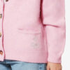 Eborah alpaca-cardigan med logo