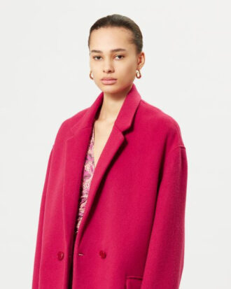 Efegozi oversized uldfrakke