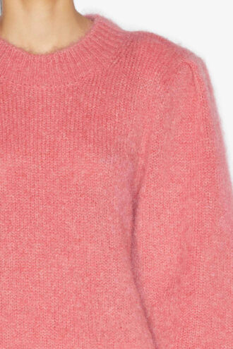 Esmee ensfarvet mohair-sweater