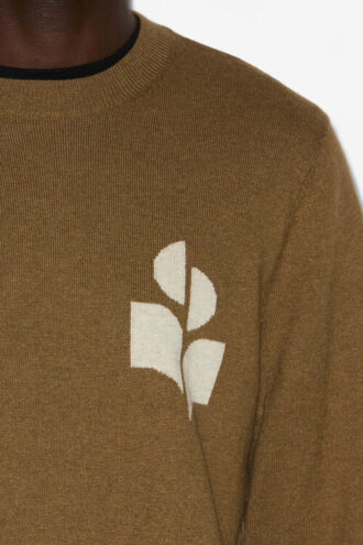 Evans bomulds- og uldtrøje med logo