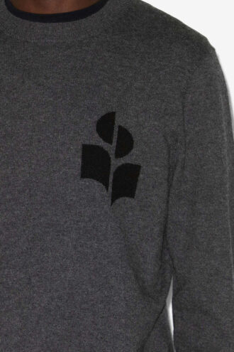 Evans bomulds- og uldtrøje med logo