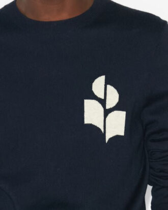 Evans bomulds- og uldtrøje med logo