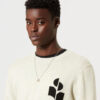 Evans uldblandingssweater med logo