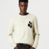 Evans uldblandingssweater med logo