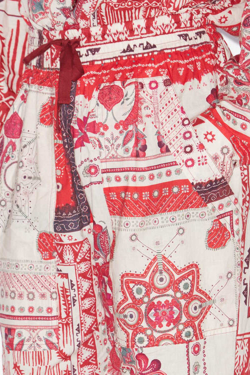 Fedora bomuldsvoile bukser med bandana-print Fedora bomuldsvoile bukser med bandana-print