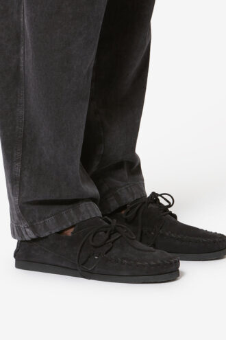 Fenlis loafers i ruskind af kalveskind