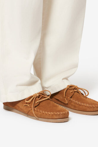 Fenlis loafers i ruskind af kalveskind