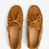 Fitza læderloafers med frynser