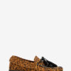 Fitza Loafers i læder med print