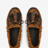 Fitza Loafers i læder med print