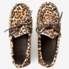 Fitza Loafers i læder med print