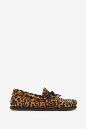 Fitzo loafers i trykt læder