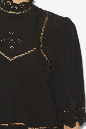 Frany engelsk broderet top