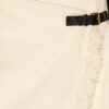 Galla bomulds- og linned wrap-nederdel