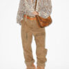 Gayle Bluse i bomuldsvoile med print Gayle Bluse i bomuldsvoile med print