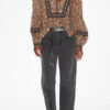 Gayle Bluse i bomuldsvoile med print Gayle Bluse i bomuldsvoile med print