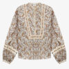 Gayle Bluse i bomuldsvoile med print Gayle Bluse i bomuldsvoile med print